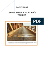 Capitulo Vi. Fisica II. Temperatura y Dilatación