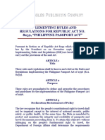 IRR of RA 8239 Passport Law