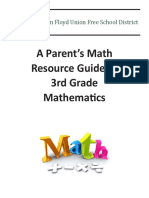 A Parent's Math Resource Guide To 3rd Grade Mathematics: William Floyd Union Free School District