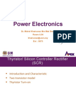 Power Electronics: Dr. Mohd Khairunaz Bin Mat Desa Room 4.04 Khairunaz@usm - My Ext: 5873