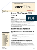 Customer Tips: Scan To File Using The SMB Protocol