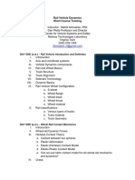 Rail Vehicle Dynamics Course - Dec2017