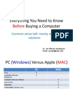 Know Before Buyinga Computer