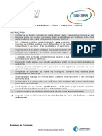 Caderno de Provas