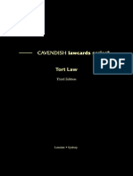 Cavendish Tort Lawcards