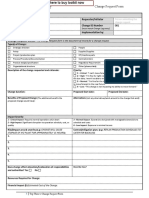 QMS Change Request Form