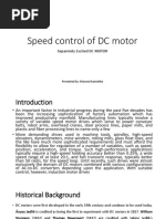 Speed Control of DC Motor-SLIDE