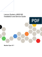 Lenovo System x3650 M5 Installation and Service Guide