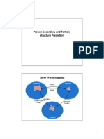 Protein Secondary and Ter/ary Structure Predic/on