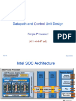 Datapath Control Unit Design