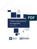 Poltica Subnacional en Argentina PDF