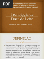 Aula 6 - Tecnologia de Doce de Leite