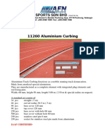 Alumnium Curbing