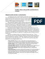 Collusive Oligopoly and OPEC. What Are The Possible Cartel Formation in Petroleum Companies in India?