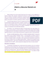 Discurso Identitario y Discurso Literario en América Latina2