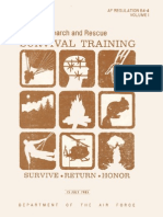 AFR 64-4 Aircrew Survival Training