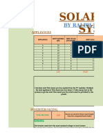 Solar Panel Calculations