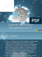 Customer Relationship Management and IT