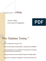 Database Testing: Gourav Mehta (Associate QA Engineer)