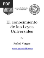 Rafael Vargas El Conocimiento de Las Leyes Universales