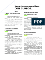 05 Juegos Deportivos Cooperativos Con Globos