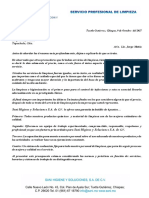 Cot. Serv - Limpieza Despacho Jurídico Tapachula Octubre 2017