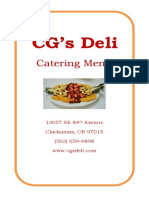 CG Catering Menu Jan 2018