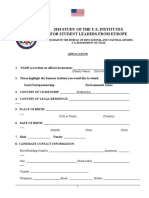 2018 Study of The U.S. Institutes - Application Form