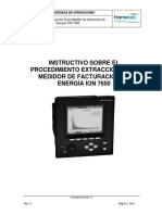 ION 7650 Procedimiento Extracción Data Medidor de Facturación - R0