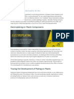 Electroplating On Plastic by SPC