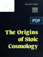 The Origins of Stoic Cosmology