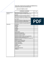 Lista de Verificacion para Situaciones de Cia