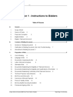 Section 1 - Instructions To Bidders: Table of Clauses