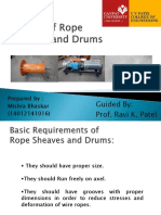 Design of Rope Drums