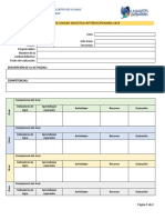 Plan Interdisciplinario