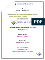 Project On Derivative Market