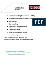 1500deg.c. Furnace Operating Manual