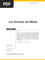 Los Errores de Mises - Antal Fekete