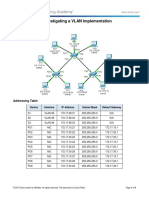 6.1.2.7 Packet Tracer - Investigating A VLAN Implementation Instructions