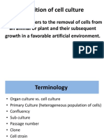 Definition of Cell Culture