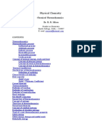 PDF Chemical Thermodynamics