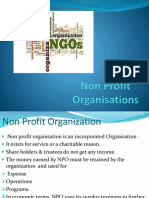 Non Profit Organizations