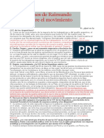 Apreciaciones de Raimundo Ongaro Sobre El Movimiento Obrero - CGTA