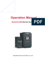 Goodrive20 Series Inverter Operation Manual - V1.3 PDF