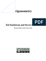 Trigonometry Ted Sundstrom and Steven Schlicker