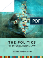 Koskenniemi, Martti. The Politics of International Law PDF