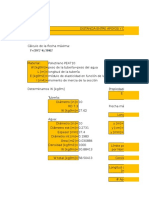 Excel para Calcular La Longitud Entre Apoyos para Una Tubería de Agua.