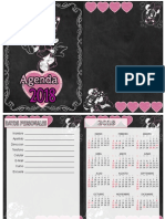 Agenda Minnie Pizarra