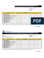 Check List de Inspeccion de Soldadura Elec.