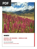 Manual SISEV SubProyectos PDF